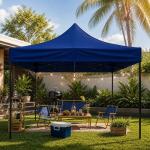 Tenda Sanfonada Gazebo 3x3 Articulada Pesca Praia Camping