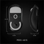 Amazon - Mouse Gamer Sem Fio Logitech G PRO X SUPERLIGHT com Tecnologia LIGHTSPEED
