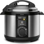 Panela Pressão Elétrica Electrolux Capacidade 5L silenciosa, segura 9 travas, segurança timer feijão manter aquecido, alça antitérmica PCE20 inox 127v por Rita Lobo.