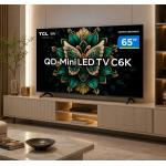 Smart Tv 65 65c6k 4k Qd-mini Led 144hz Com Google Tv Tcl