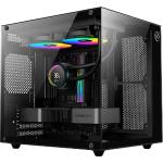 Gabinete Gamer Kalkan Midgard Lite, M-ATX, Frontal e Lateral em Vidro Temperado, Sem Fans, Preto por R$99,99 |