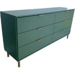 Cômoda Ditália 6 Gavetas Dm-243 Verde Oliva