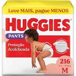Huggies Fralda Pants Descartável Proteção Acolchoada M - 216 fraldas por R$ 174,60 programe e Poupe!