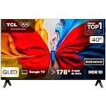 TCL Smart TV 40 Polegadas HD QLED WiFi Bluetooth Google TV 2 HDMI HDR10 Dolby Audio 40S5K por R$ 1.197,00 à vista! Por Pix | Utilize o cupom: TCL200OFF