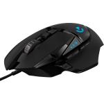 Mouse Gamer Logitech G502 HERO com RGB LIGHTSYNC, Ajustes de Peso, Preto, por R$215,50