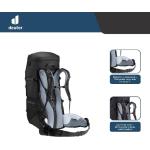 Amazon - Deuter, Mochila para Trekking, 65L 10L Expansível Confortável Sustentável, Trekking Lite