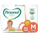 Fralda Personal Baby Premium Protection M com 62 Unidades