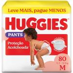 Fralda Huggies Supreme Care Roupinha M com 80