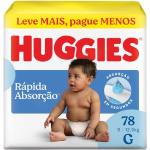 Fralda Huggies Tripla Proteção G com 78