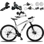 Bicicleta Aro 29 Ksw Xlt 21 Marchas Shimano e Freios A Disco Quadro 17 Branco
