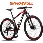 Bicicleta Aro 29 Gt Sprint MX7 24V index Freio Disco Alumínio Suspensão Aero MTB