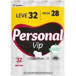 Papel Higiênico VIP Folha Dupla Leve 32 Pague 28 rolos de 30M Personal