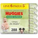 Lenços Umedecidos Huggies Max Clean - 288 lenços (6 pacotes)