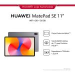 HUAWEI MatePad SE 11 Tablet Design de Corpo Único em Metal 7700 mAh Superbateria de 22,5 W