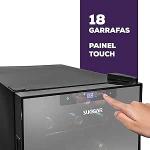 Suggar Adega Climatizada Cannes 18 Garrafas Painel Touch Preta 220v Ad1812pt por R$ 919,00 em 12x sem juros | Utilize o cupom: BORA6DO6