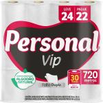 Personal Vip - Papel Higiênico Folha Dupla, Branco 24 Unidades (embalagem Pode Variar)