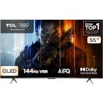 Smart TV TCL 55 Polegadas QLED 4K P8K WiFi Bluetooth Google TV 144Hz HDR10 Dolby Atmos Vision 55P8K Frete Grátis