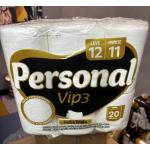 Papel Higiênico Personal Vip Folha Tripla 12 Rolos 20M
