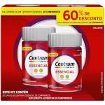 Centrum Essencial Multivitamínico Diário, com Complexo B, Vitamina D, e Magnesio, 2 Frascos com 30 Comprimidos cada Frete Grátis