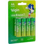 Pilha Alcalina com 8 unidades Elgin