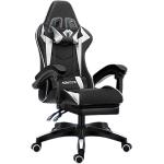 Cadeira Ergonomica Gamer Com Apoio Para Os Pés Branco
