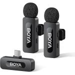 Microfone sem Fio BOYA BY-V20 para iPhone 15/16, Android e Laptop, USB-C, Alcance 100m, Bateria 9h, Redução de Ruído por R$ 243,80 6x sem juros!