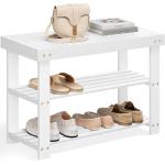 SONGMICS Banco Sapateira, Organizador de Sapatos de 3 Níveis em Bambu, Banco para Corredor, Suporta até 130 kg, 28,7 x 70,1 x 45,3 cm, para Entrada, Banheiro, Quarto, Branco Nuvem BRLBS004W01 por R$ 194,93 à vista!