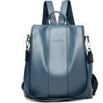 Mochila Feminina Moda Mochila de Grande Capacidade Viagem Mochila Mulheres de Couro PU Macio Multifuncional Anti-roubo Bolsa de Ombro por R$ 109,43 3x sem juros!