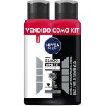 Kit Desodorante Aerosol Men Black White Invisible NIVEA- 2 unidades