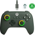 Controle com fio 8Bitdo Ultimate C para Xbox com joysticks e gatilhos com efeito Hall, anel de iluminação RGB, compatível com Xbox Series X S, Xbox One, Windows 10/11 - Produto oficialmente licenciado