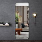 Espelho Lopazzi GRANDE ORGÂNICO RETANGULAR VIDRO DECORAÇÃO PARA SALA QUARTO BANHEIRO SUPORTE OU DUPLA FACE