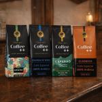 Kit 4 Pacotes Café Especial Em Grãos Coffee Mais Clássico, 250g, Chapada e Arara