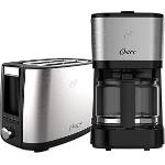 Kit Inox Cafeteira 0,75l E Torradeira Oster - 127v