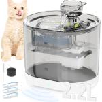 Bebedouro para Gatos Sem Fio, 2.2L Fonte Gato Comedouros, fonte de agua para gato e cães, Gatos Acessorios com3 filtros de reposição, Silenciosa, Filtragem automática,Conveniente,Fácil de limpar por R$ 152,19 à vista no Pix!