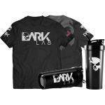 Kit Camiseta Caveira Dry-Fit Coqueteleira Fuse 700ml Preta Dark Lab