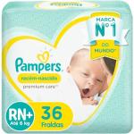 Fralda Pampers Premium Care RN com 36 unidades