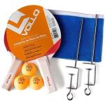 Vollo Kit Tênis de Mesa 2 Raquetes + 3 Bolas + Rede por R$ 97,00 à vista!