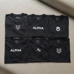 Kit 5 Camisetas Dry All Black Alpha Co | Por R$113 no pix (22 cada)