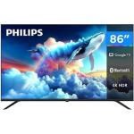 Philips Smart TV LED 86 Polegadas Ultra HD 4K 86PUG7019/78 com Google TV, Comando de Voz, Wi-Fi, Bluetooth, HDR10, 3 HDMI, 2 USB