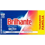 Sabão em Pó Brilhante Limpeza Total 2,2Kg Frete Grátis
