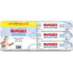 Kit Lenço Umedecido Huggies 288 Unidades - 6 Pacotes com 48 Unidades