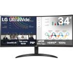 Monitor LG UltraWide Curvo Tela VA 34 21:9 WQHD HDR10 100Hz 5ms PBP 34WR50QK-B Frete Grátis