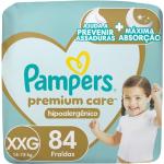 Fralda Pampers Premium Care XXG com 84 Unidades