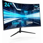 Monitor Gamer Curvo 24" FHD 1080P - 180Hz, 1ms, Tela 1800R, Compatível com FreeSync e G-Sync, Alto-falantes Integrados, HDMI 2.0, DisplayPort 1.4, Filtro de Luz Azul, VESA por R$ 629,98 12x sem juros!