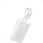 Anker Zolo Carregador Portátil, Power Bank 20000mAh, Carregamento Rápido até 45W, Cabos USB-C Duplos Integrados, para iPhone 17/16/15/Samsung/Xiaomi/Motorola/iPad/MacBook Air, Branco por R$ 314,10 7x sem juros! | Utilize o cupom: VAIBRASIL