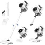 Aspirador de Pó Vertical Sem Fio, Branco e Cinza | 100W, 40000 RPM, LED, 50min Autonomia, 10000Pa Sucção, 3 Velocidades, 0.75L por R$ 233,10 6x sem juros!