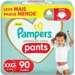 Fralda Pampers Pants Premium Care XG e XXG