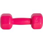 Acte, Halter Sextavado Emborrachado 5Kg Ferro Fundido e PVC para Academias e Musculação S60-R, Rosa por R$ 136,80 4x sem juros!