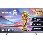 Hisense Smart Tv 4k 50" Polegadas 50q6qvv Com Processador Ai, Dolby Vision, Hdr10+, Hlg, Filmmaker Mode, Dolby Gaming, Dolby Atmos, Miracast E Compatibilidade Alexa E Google
