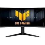 Monitor Gamer Curvo Asus Tuf 34 , Wqhd, 250hz, 0.5ms, Fast Va, Freesync Premium, Altura Ajustável, Som Integrado, Preto - Vg34wqml5a